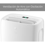 Aire acondicionado portátil LG LP0721WSR 7000 BTU 115V enfría 28 m2 operación silenciosa control remoto LCD