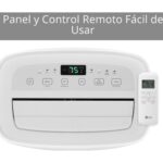 Aire acondicionado portátil LG LP0721WSR 7000 BTU 115V enfría 28 m2 operación silenciosa control remoto LCD