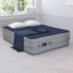 Colchón de aire Kellos Flash Furniture WG-AM101-18-Q-GG 18 pulgadas bomba eléctrica interna certificada ETL con funda de