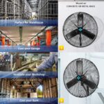 Ventilador de Pared Oscilante Industrial Tornado HI-FAN-30MOWF-WR-1P – 30 Pulgadas IPX4 para Exteriores, Motor TEAO 2 Ve