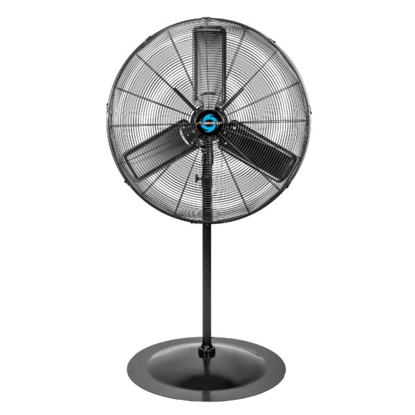 Ventilador de Pedestal Oscilante Industrial Tornado HI-FAN-30POF-WR-1P 30 Pulgadas Certificación cETL
