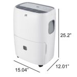 Deshumidificador SPT SD-53E 50 pintas Energy Star blanco 35 a 80 porciento humedad filtro lavable drenaje continuo 2 vel