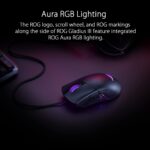 Ratón Inalámbrico para Juegos ASUS ROG Gladius III P706 Trimodo 2.4GHz Bluetooth USB Sensor 19000 DPI Hot-Swap Push-Fit