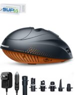 OutdoorMaster Bomba de aire SUP de alta presión de 16 PSI con batería recargable, The Whale, función inteligente de infl
