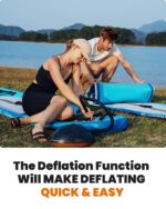 OutdoorMaster Bomba de aire SUP de alta presión de 16 PSI con batería recargable, The Whale, función inteligente de infl
