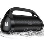 Monster Adventurer Max Boombox - Altavoz Bluetooth IPX7 impermeable para exteriores con doble subwoofer, sonido estéreo