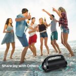 Monster Adventurer Max Boombox - Altavoz Bluetooth IPX7 impermeable para exteriores con doble subwoofer, sonido estéreo