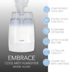 Humidificador Niebla Fría Vicks Embrace VUL900 1.2 Gal. 24h