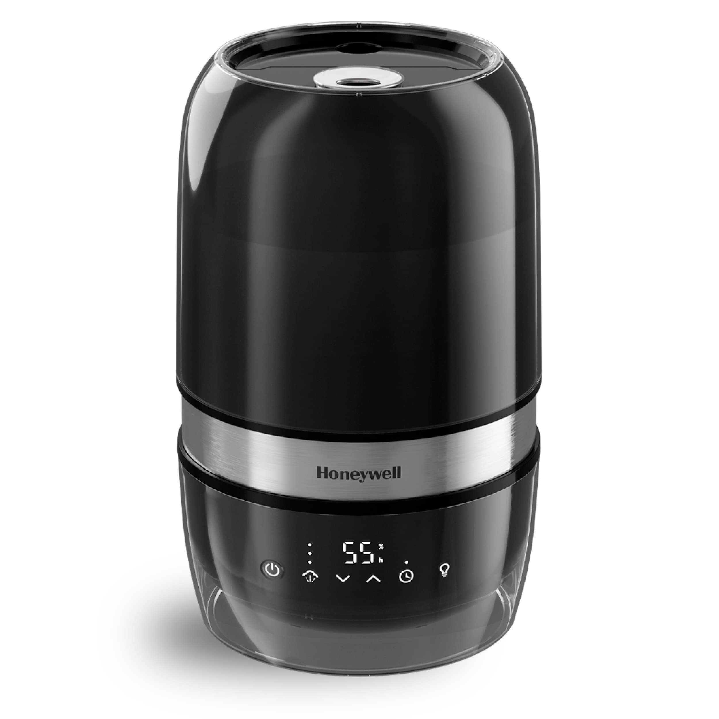 Version 1.0.0 Humidificador Ultrasónico Niebla Fría Honeywell Reflection HUL900B 1.4 galones negro controles táctiles temporizador 12