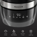 Humidificador Ultrasónico Niebla Fría Honeywell Reflection HUL900B 1.4 galones negro controles táctiles temporizador 12