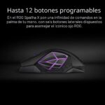 Raton inalambrico para juegos ASUS ROG Spatha X P707 MMO MOBA 12 botones 19000 DPI modo dual 2.4GHz cable USB-C 168g bat