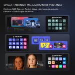 Controlador de Estudio Elgato Stream Deck MK.2 10GBA9901 15 teclas LCD macro programables compatible con OBS Twitch YouT