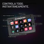 Controlador de Estudio Elgato Stream Deck MK.2 10GBA9901 15 teclas LCD macro programables compatible con OBS Twitch YouT