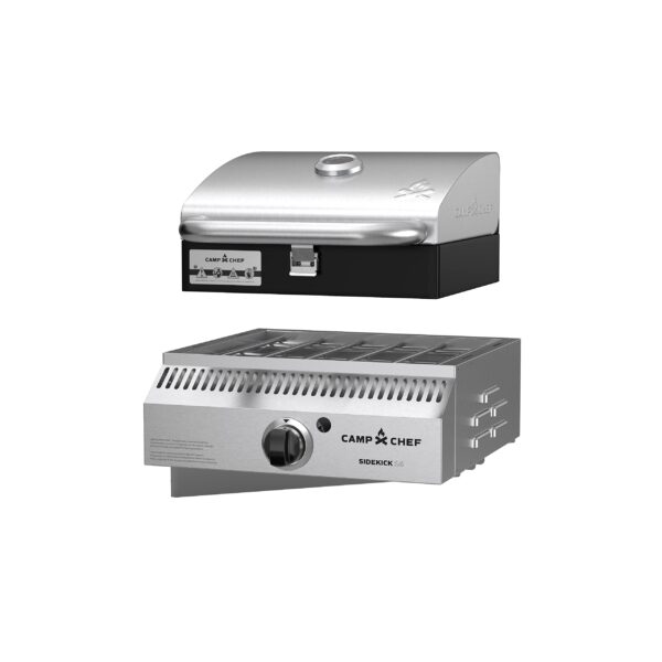Camp Chef Sidekick Sear - Incluye caja BBQ para parrilla de pellets - Accesorio para cocinar al aire libre - Sellado y p