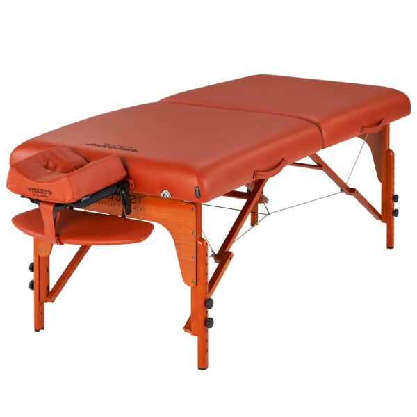 Master Massage Santana Pro - Mesa de masaje portátil de 31 pulgadas, amortiguación de espuma viscoelástica, paneles de p