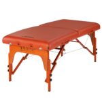 Master Massage Santana Pro - Mesa de masaje portátil de 31 pulgadas, amortiguación de espuma viscoelástica, paneles de p