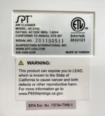 Filtro de aire SPT AC-2102A HEPA carbon COV y TiO2 captura humo polvo polen PM2.5 virus bacterias y gases