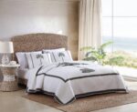 Edredon Tommy Bahama Revman USHSGR1194194 Queen Algodon Reversible Ligero Todas las Estaciones Verde Blanco