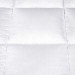 Edredón Alternativo de Plumón Serta Down Illusion OZW020BKGWHT Hipoalergénico 110x96 Pulgadas King California King Blanc