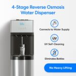Dispensador de agua enfriador sin garrafón Brio Serie 500 CLPOU520UVRO4 purificador ósmosis inversa UV