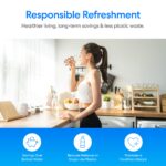 Dispensador de agua enfriador sin garrafón Brio Serie 500 CLPOU520UVRO4 purificador ósmosis inversa UV