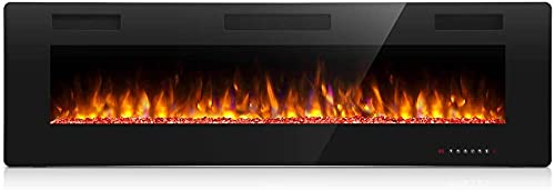 Version 1.0.0 Chimenea Eléctrica 68 Pulgadas Antarctic Star 868C3 750/1500W Llama LED Multicolor Empotrada