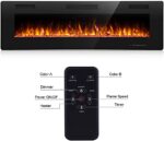 Chimenea Eléctrica 68 Pulgadas Antarctic Star 868C3 750/1500W Llama LED Multicolor Empotrada