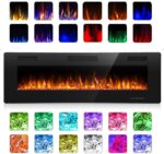 Chimenea Eléctrica 68 Pulgadas Antarctic Star 868C3 750/1500W Llama LED Multicolor Empotrada