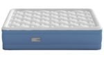 Colchón de aire Rest Aire Simmons AMZSIMRA617QN con bomba lateral incorporada y cubierta de terciopelo suave tamaño Quee