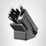 Juego de Cuchillos de Cocina con Bloque Ninja K32017 Foodi NeverDull 17 Piezas con Afilador Integrado Acero Inoxidable A
