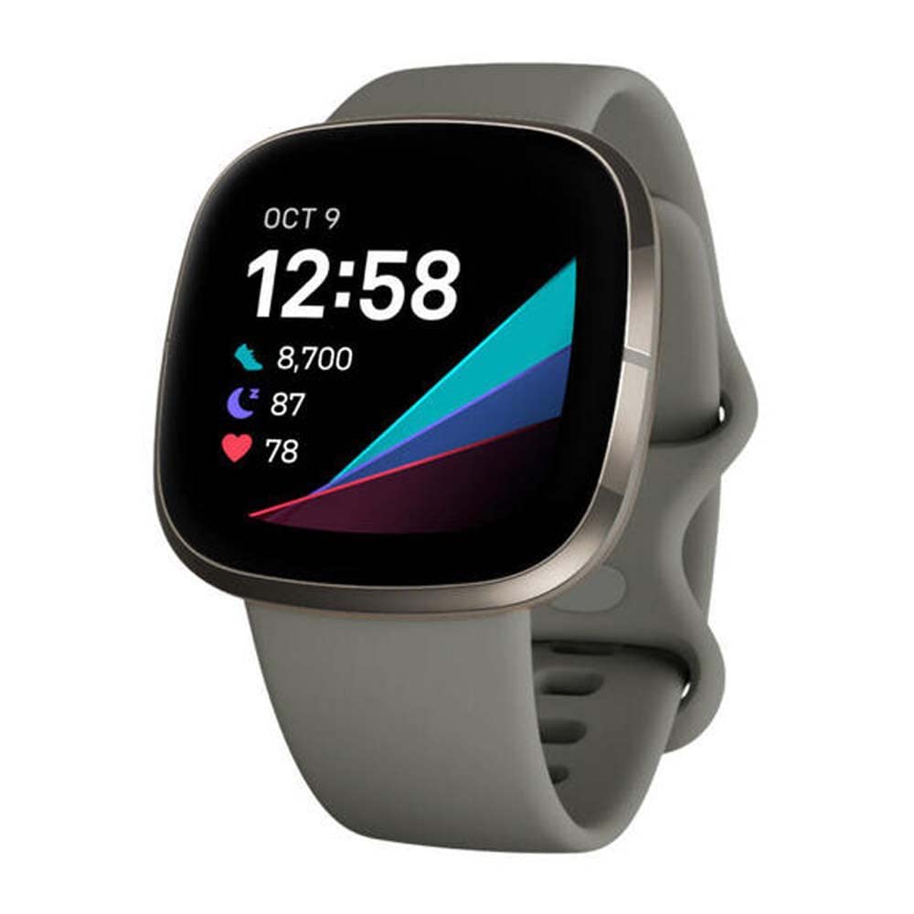 Version 1.0.0 Fitbit Sense - Reloj inteligente avanzado con herramientas para la salud del corazón, control del estrés y tendencias de