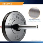 Steelbody IWF estándar 44.1 lbs y 33.1 lbs peso olímpico Barbell varios colores disponibles