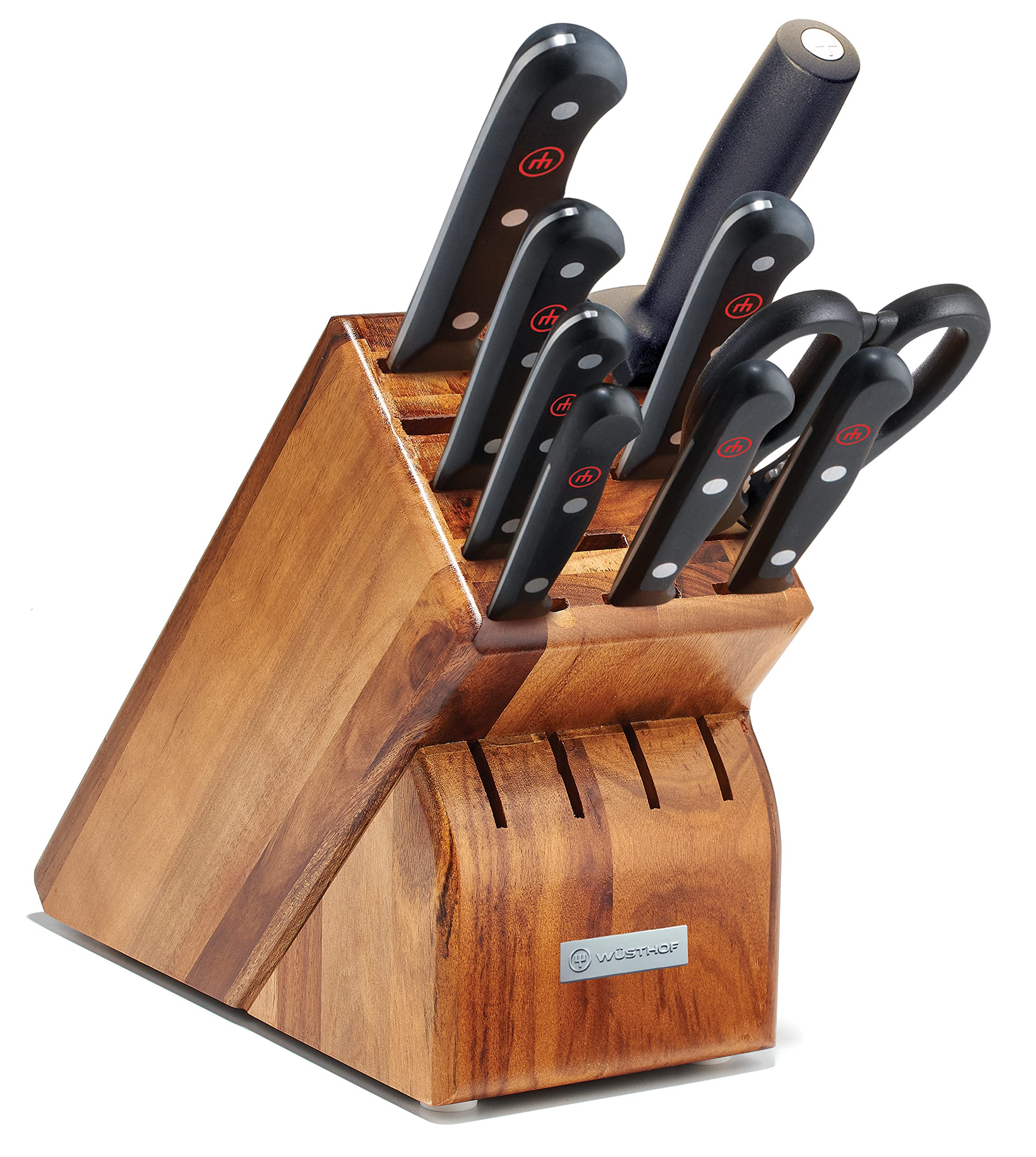 Version 1.0.0 WÜSTHOF Juego de cuchillos gourmet de 10 piezas