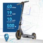 Hiboy S2/S2 Max Electric Scooter, 500W Motor, 10" Tires, 40.4 Miles Range E Scooter, 19 Mph Folding Commuter Electric Sc