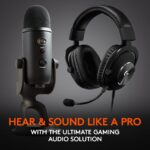 Logitech G PRO X Audífonos para videojuegos (2ª generación) con micrófono Blue Yeti USB Mic para grabación y transmisión