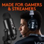Logitech G PRO X Audífonos para videojuegos (2ª generación) con micrófono Blue Yeti USB Mic para grabación y transmisión