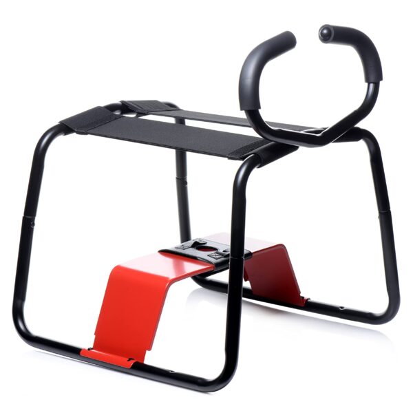 LoveBotz EZ-Ride Bangin Banco con asas – Banco de sexo/silla sexual compatible con BDSM para hombres, mujeres y parejas,