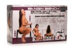 LoveBotz EZ-Ride Bangin Banco con asas – Banco de sexo/silla sexual compatible con BDSM para hombres, mujeres y parejas,