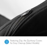 Clek Fllo - Asiento convertible para automóvil, diseño compacto para asientos de 3 a través, orientación trasera extendi