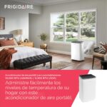 Aire acondicionado portátil 3 en 1 Frigidaire FHPC102AC1 10000 BTU ASHRAE 6500 BTU DOE deshumidificador modo seco para e