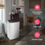 Aire acondicionado portátil 3 en 1 Frigidaire FHPC102AC1 10000 BTU ASHRAE 6500 BTU DOE deshumidificador modo seco para e