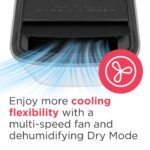 Aire acondicionado portátil 3 en 1 Frigidaire FHPC102AC1 10000 BTU ASHRAE 6500 BTU DOE deshumidificador modo seco para e