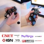 Control de Videojuegos Modular Byowave Proteus snh-7626 con 15 piezas intercambiables remapeo LED compatible con PC Stea