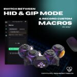Control de Videojuegos Modular Byowave Proteus snh-7626 con 15 piezas intercambiables remapeo LED compatible con PC Stea