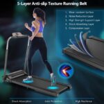 Caminadora plegable Goplus Superfit motor 3.0HP pantalla tactil LED soporte telefono Bluetooth 7.5 MPH