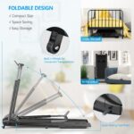 Caminadora plegable Goplus Superfit motor 3.0HP pantalla tactil LED soporte telefono Bluetooth 7.5 MPH