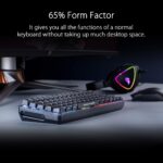 Teclado Mecánico Inalámbrico ASUS ROG Falchion NX M601 ROG FALCHION NX/NXBN/US 65% interruptores táctiles NX marrón tecl