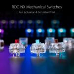 Teclado Mecánico Inalámbrico ASUS ROG Falchion NX M601 ROG FALCHION NX/NXBN/US 65% interruptores táctiles NX marrón tecl