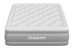 Colchón de aire Queen elevado Beautyrest Skyrise AMZSIMSK917PQN construcción bobina soporte de borde bomba externa vinil