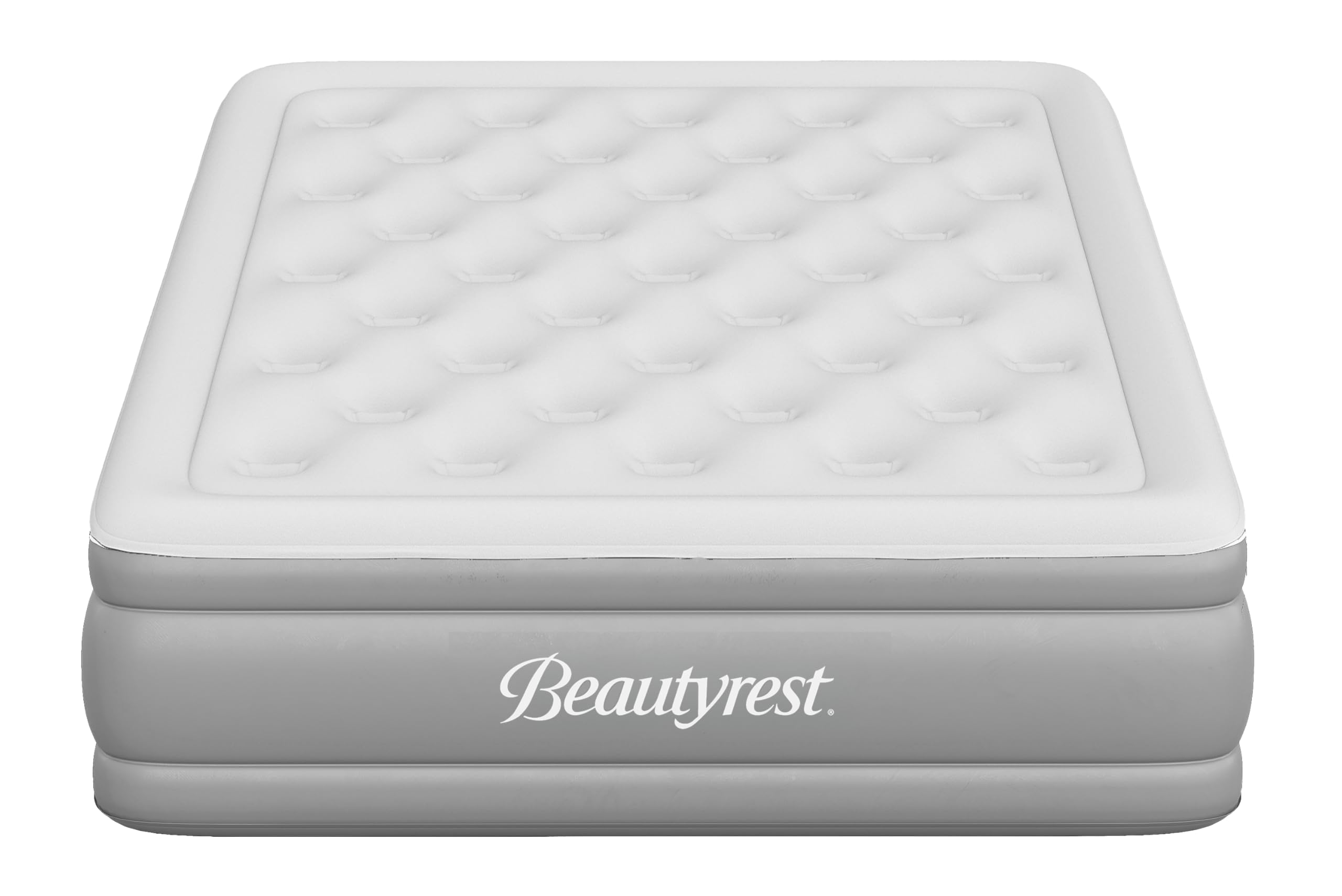 Version 1.0.0 Colchón de aire Queen elevado Beautyrest Skyrise AMZSIMSK917PQN construcción bobina soporte de borde bomba externa vinil